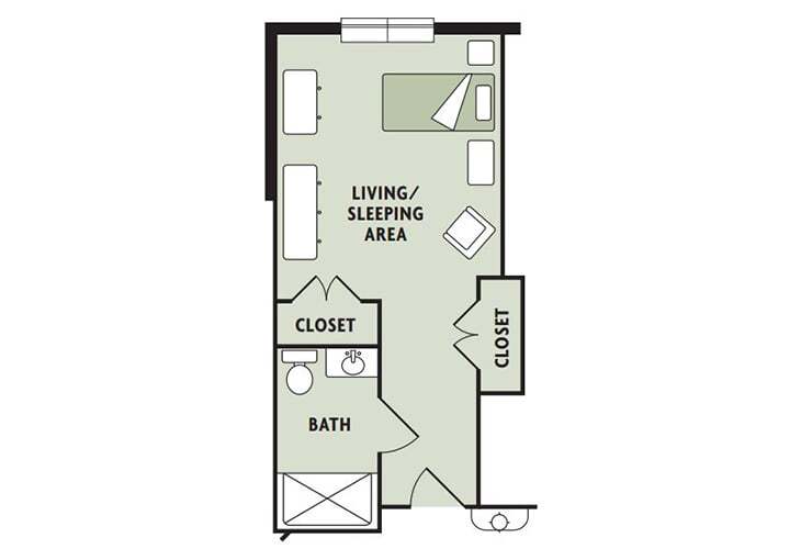 Oak floor plan